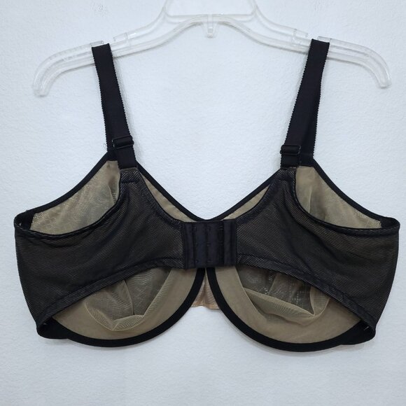 Wacoal #857210 Visual Effects Minimizer Underwire Floral Lace Bra Size 42H - Picture 6 of 12